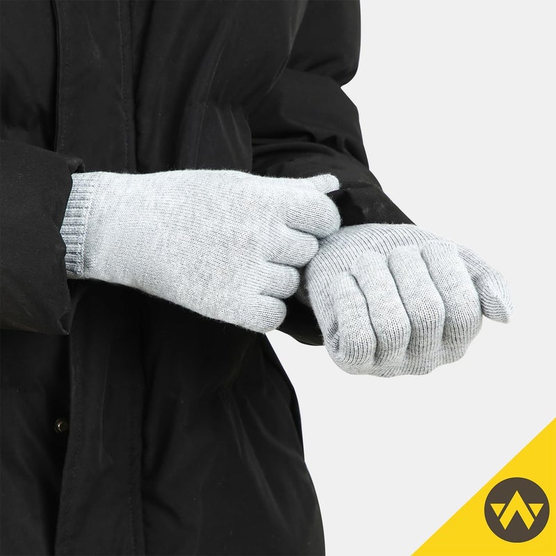 Wander Merino Wool Running Gloves for Winter Lightweight Touchscreen Thermal Knit Glove for Men&Women Upgraded - Image 3